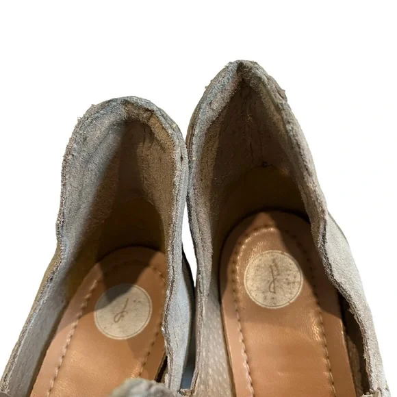 JOURNEE SIGNATURE Gray Side Cutout Kevona Woven Leather Booties, Sz 8.5 - Picture 14 of 15